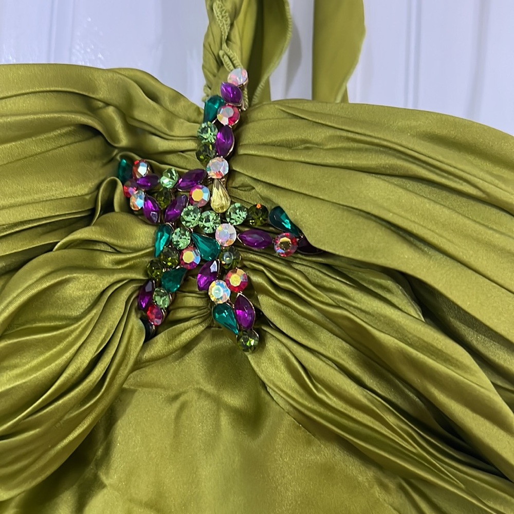 Cache green dress - Picture 2 of 6